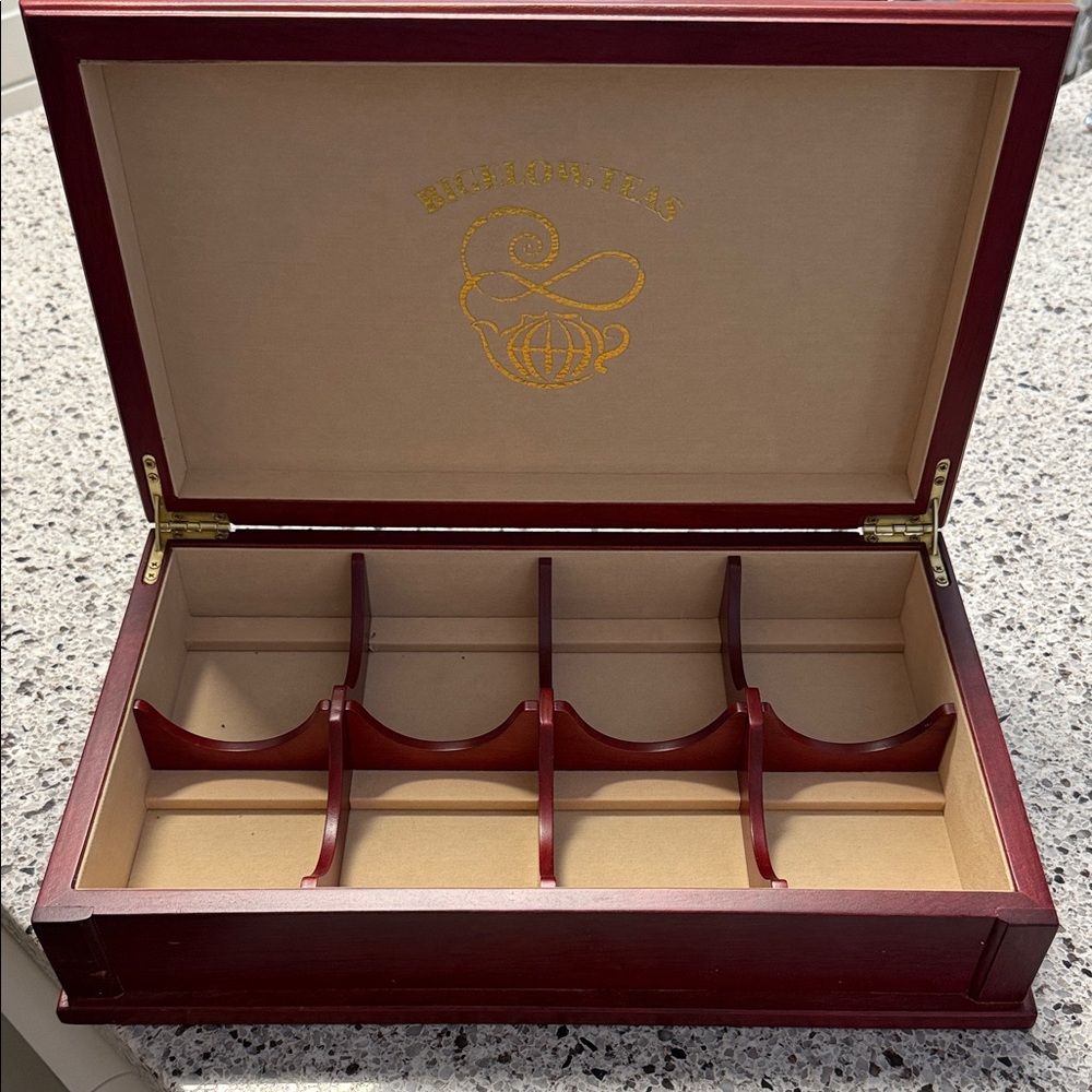 Luxury Wooden Tea Organizer Box